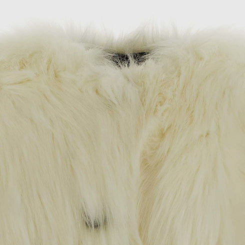 Dolce & Gabbana White Modacrylic Jackets & Coat